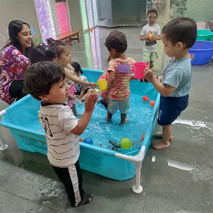 Playschool children